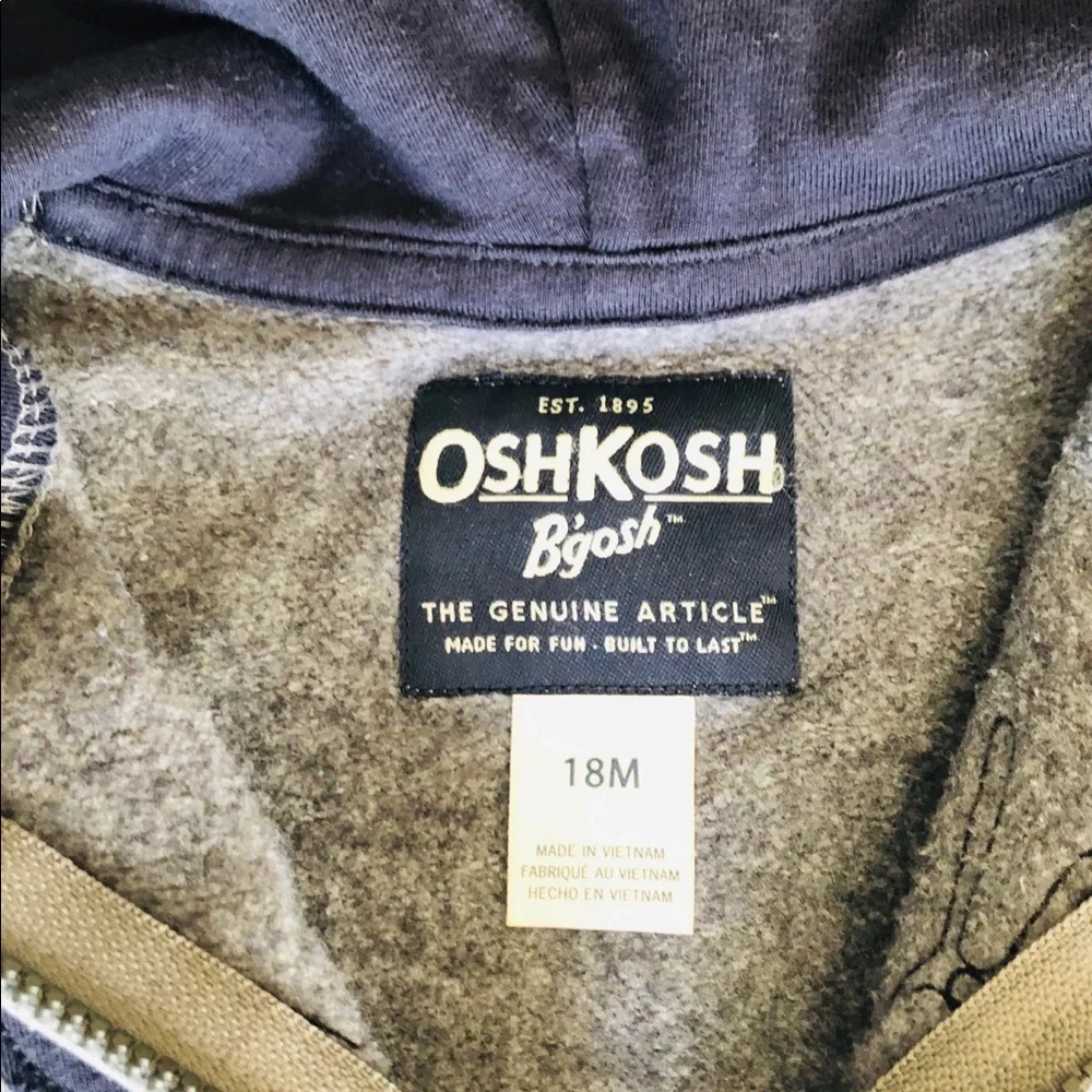OshKosh Zip-up Hoodie_EUC